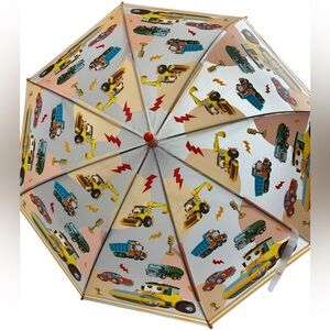 Kids Construction Vehicle Umbrella
